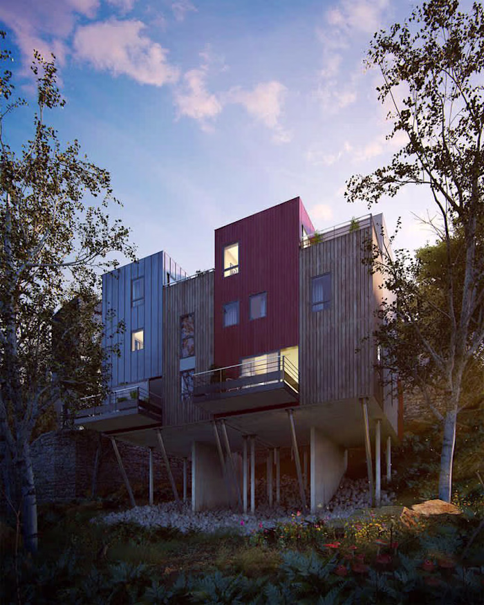 Architecture and interior renders