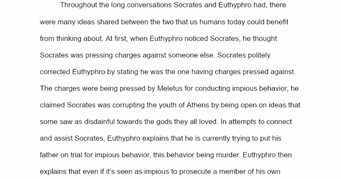 Dilemma in Euthyphro