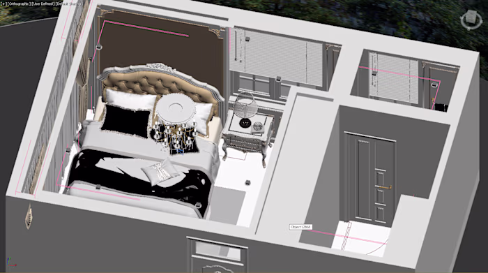 Luxury 3D design of a