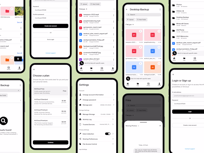 AirCloud - Setting the standard for modern, mobile cloud apps