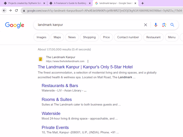 SEO Optimization for Landmark Kanpur