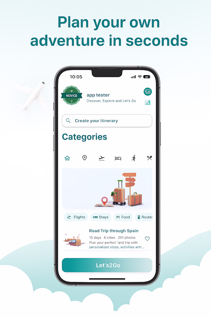 Lets2Go AI trip planner