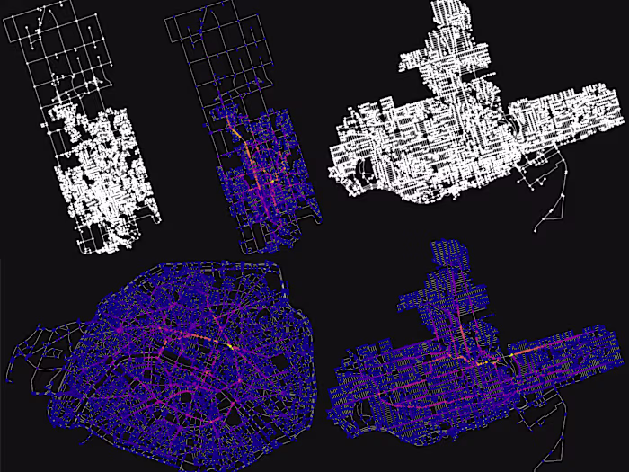 Network Analysis on Street Networks
