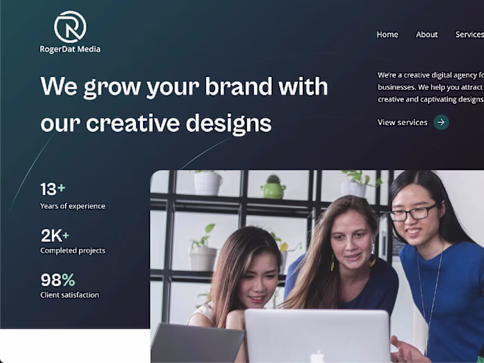 RogerDat Media Business website