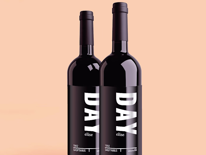 DAY Elise Wine Label