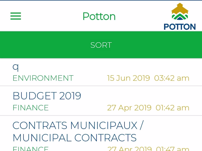 Potton Android App
