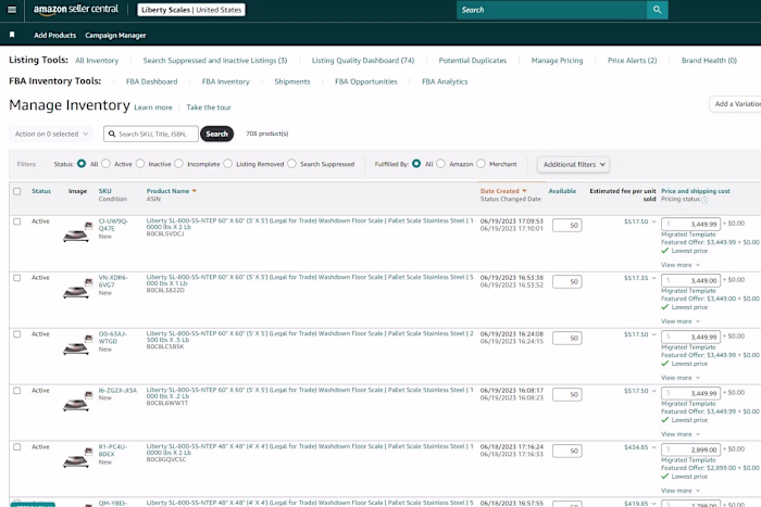 Amazon Store Management and Optimization