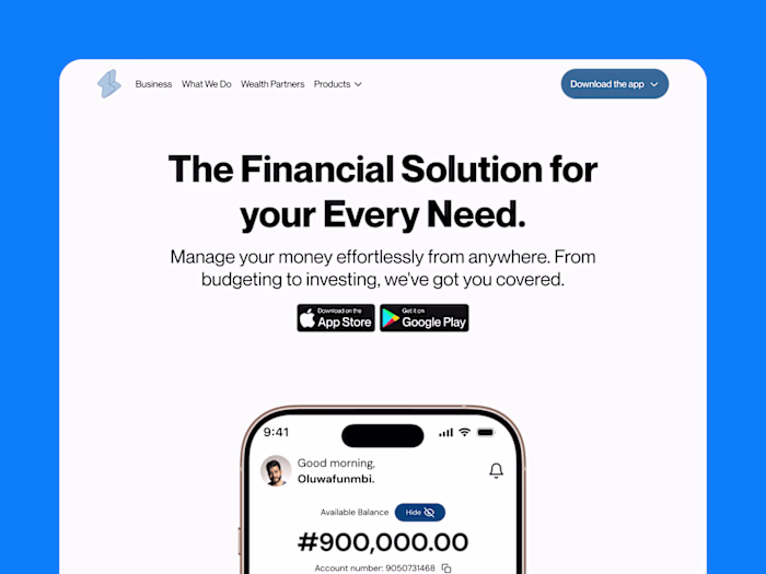 BoltCred Website Design