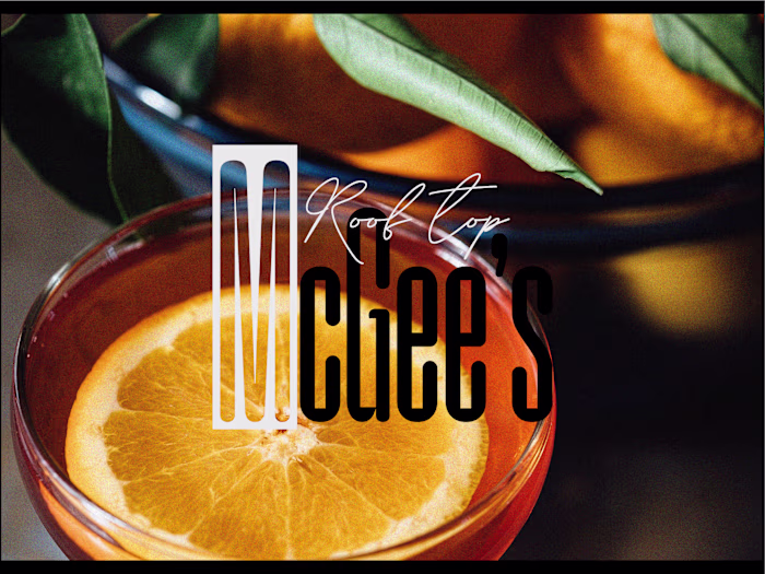 McGee's restaurant branding by Margaux. 