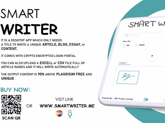 SMART WRITER v1.1 DEVELOPED ON PYTHON 2021 | AI BASED SMART WRI…