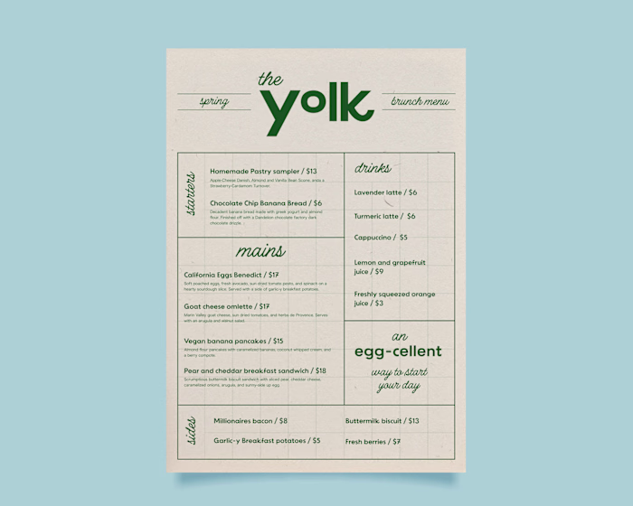 The Yolk Brand Identity