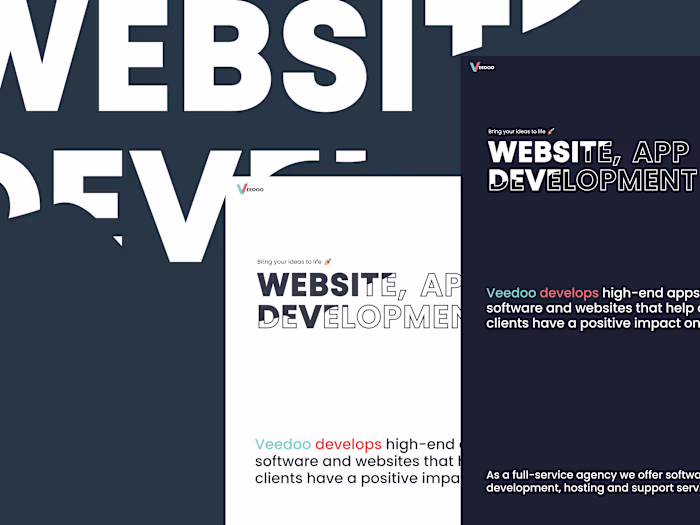 Corporate portfolio website