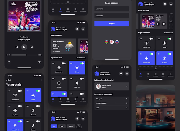 Smart Home Mobile Application Design