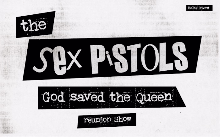 The Sex Pistols- God Saved the Queen Reunion Show :: Behance