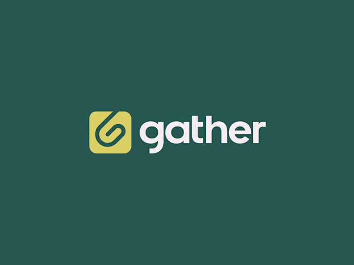 Logo/brand identity proposal for Gather,