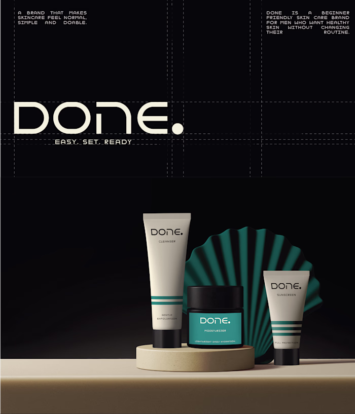 Minimalist Packaging Design for DONE.