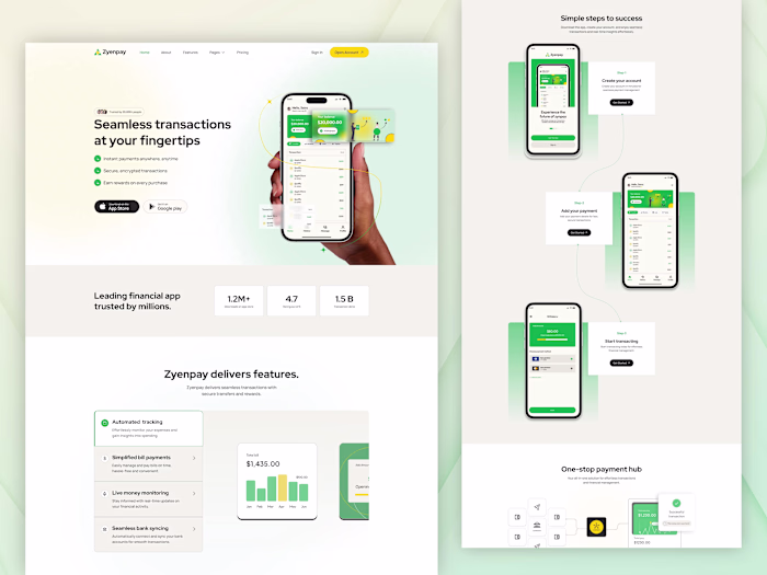 Zyenpay - Mobile App Startup
