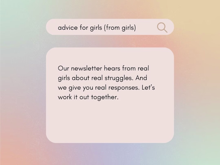 Advice Column - Newsletter