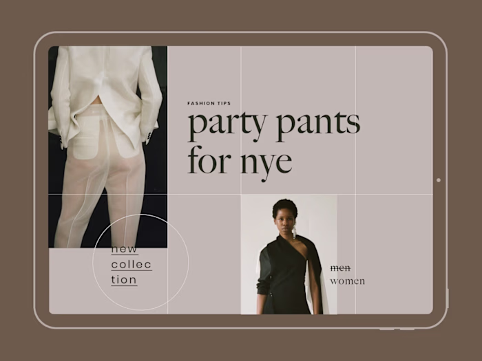 Fashion Slider animation 