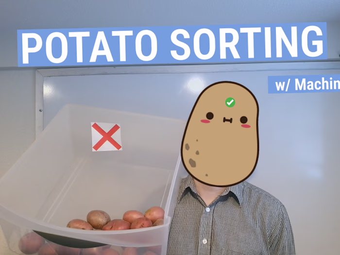 AI Sorting Potatoes w/ CropDetect