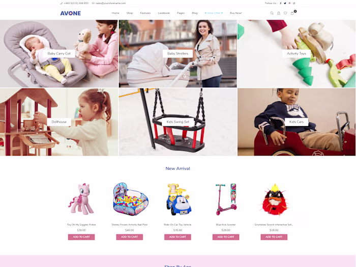Shopify Store Design Avone - Ultimate Shopify Theme