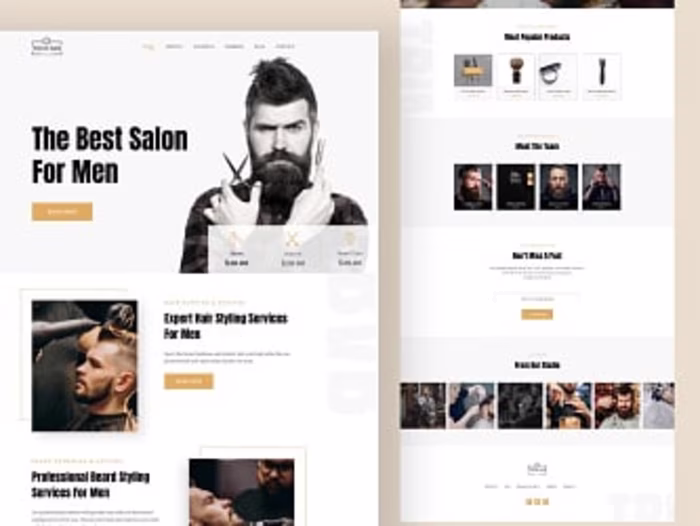 Hair cut salon