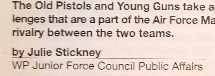 Young Guns vs Old Pistols: A Base Tradition