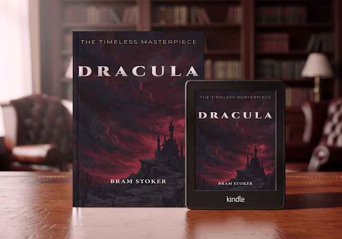 Dracula Book Cover & Interior Layout Design