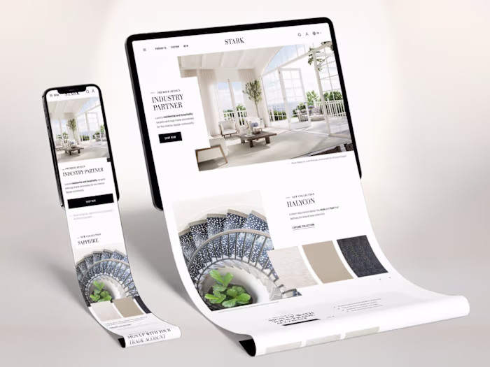 Premium e-commerce UX for a leader in luxury carpet industry