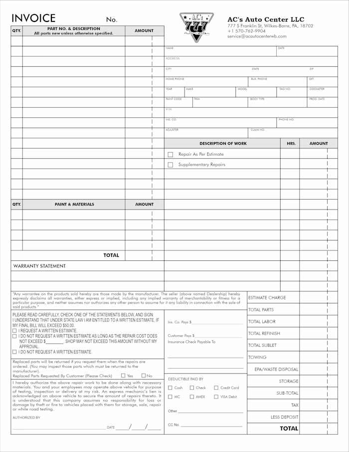 Customizable Office Forms