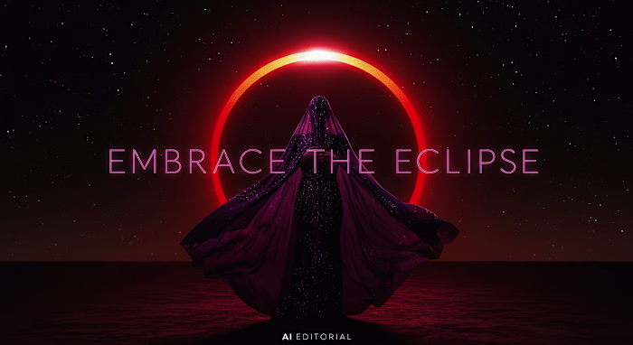 Ai Editorial - Embrace the Eclipse :: Behance