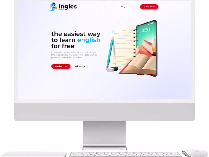 Ingles gratis club Website Development
