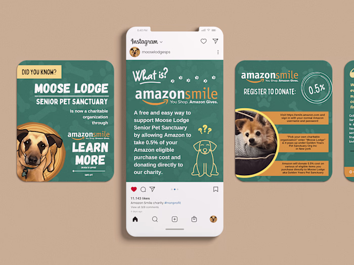 Social Media -  Supporting Moose Lodge with Amazon Smile 
