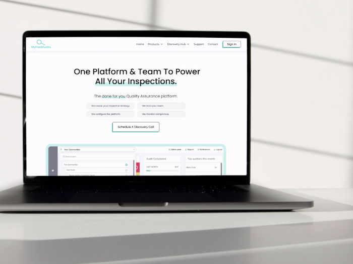 MyFieldAudits Website Design and Development