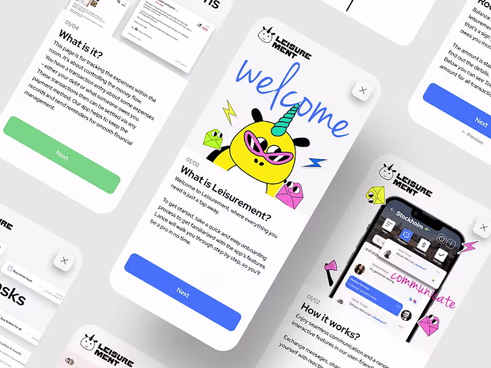 Leisurement | SaaS App Onboarding 🧭