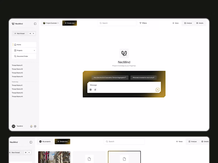 NeoMind | AI Interface for Technical Insights