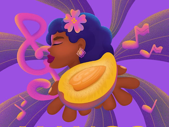 Latin American jazz music band album cover