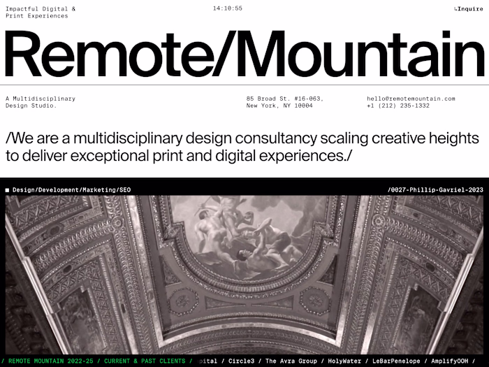 Remote Mountain Website Design