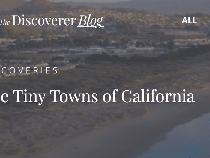 The Discoverer Blog - California Travel Blogs