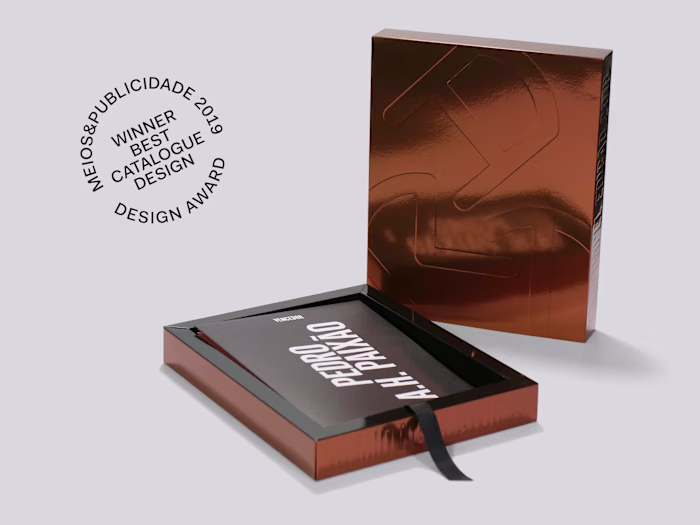 An award–winning catalogue for award–winning artists