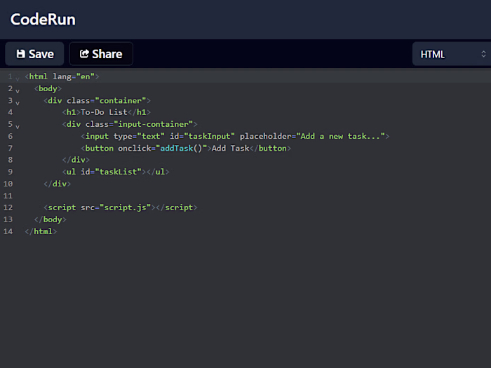 CodeRun (Real-time compiler) 