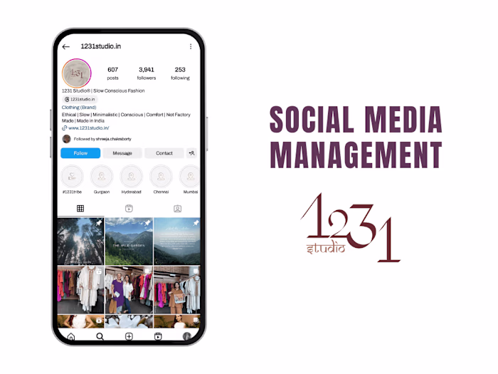 Social Media Marketing for Fashion brand