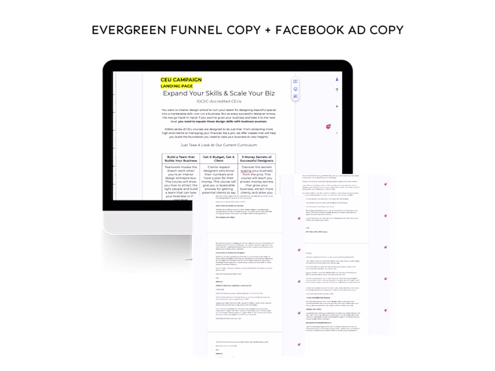Evergreen Funnel Copy + Facebook Ad Copy