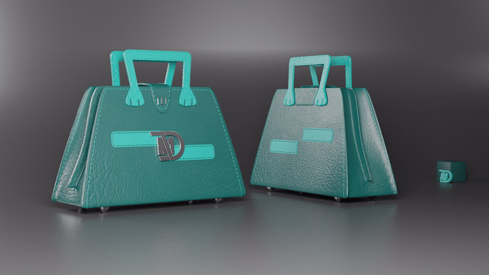 3D Fashion Leather Bag :: Behance