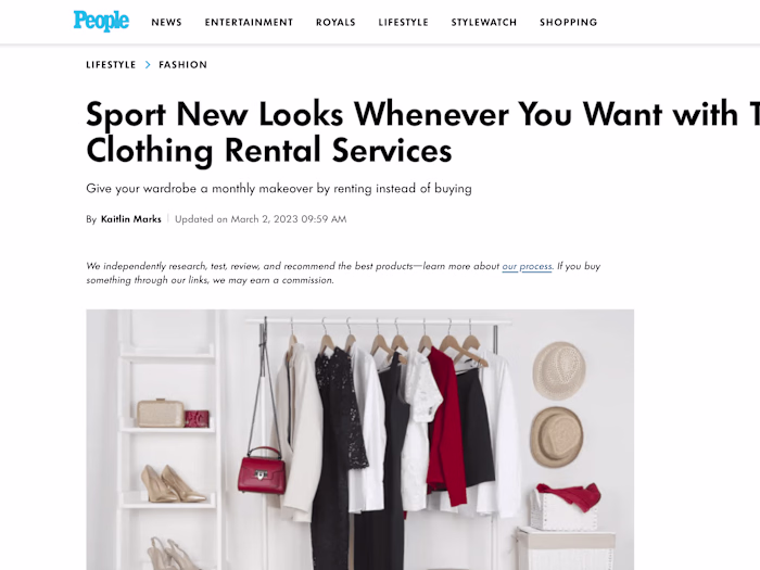 8 Best Clothing Rental Services | PEOPLE