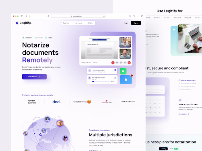 Legitify: Web & Product Design