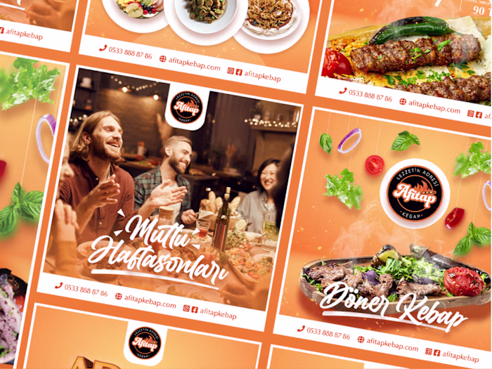 Afitap Kebab Restaurant Visual Identity
