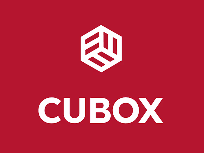 Cubox shipping and product delivery brand identity