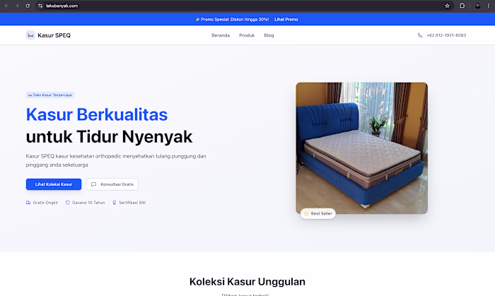 I’m making a website to promote mattress sales. https://www....