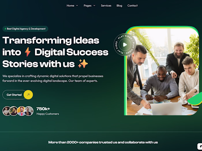 Framer: Digital Visionary Creative Agency Website